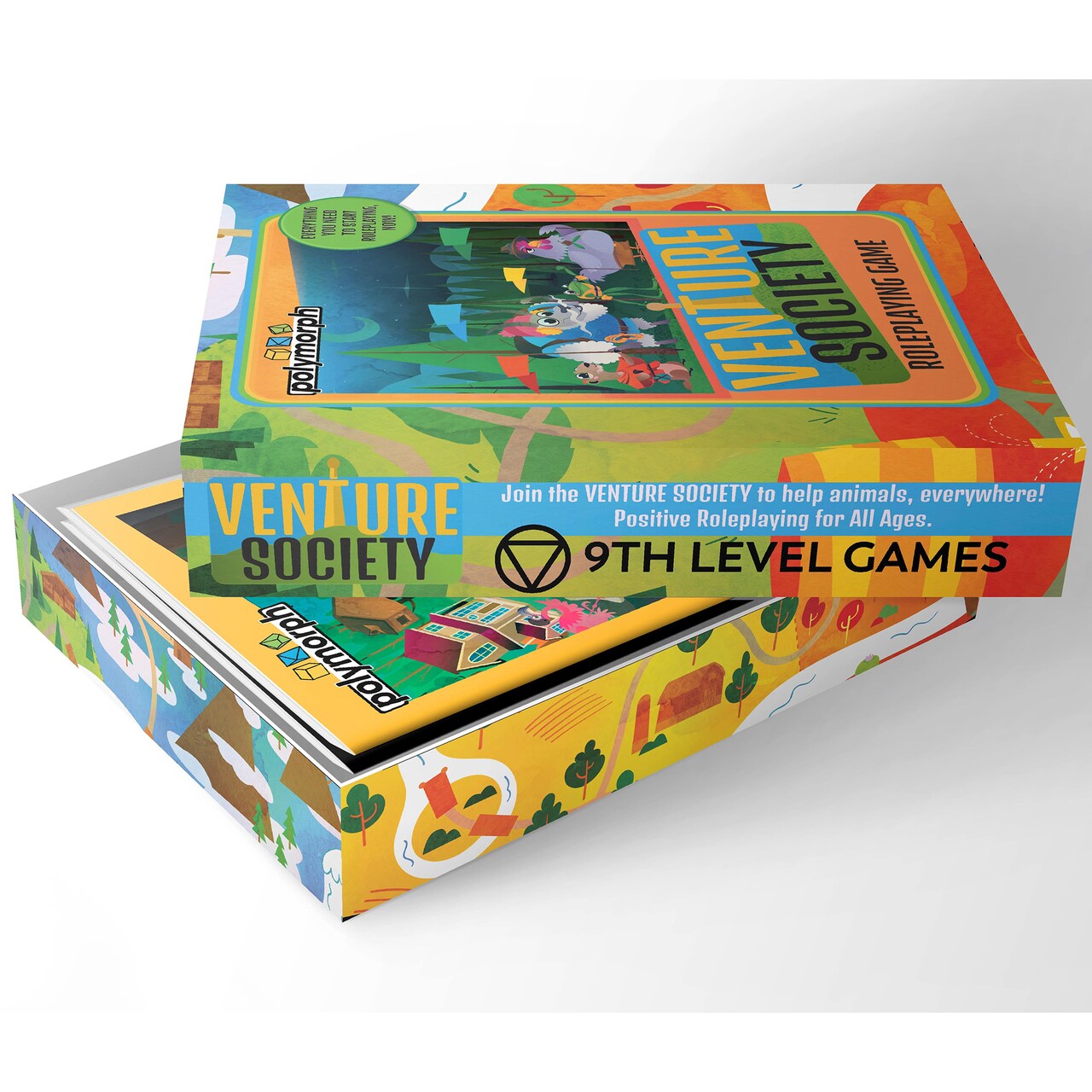 9th Level Games: Venture Society - Tabletop Roleplaying Game, RPG Adventures To Build Social Emotional Learning Skills, Ages 6+, 2-6 Players, 30 Min
